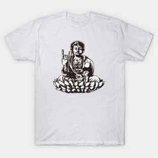 rock and roll buddha T-Shirt